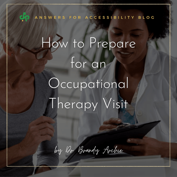 How to Prepare for an Occupational Therapy Visit