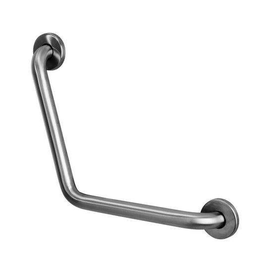 110 degree angled stainless steel grab bar - Fall Prevention Starter Kit