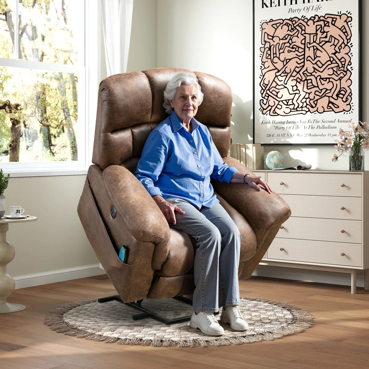 Power Lift Chair Recliner | Large | by Latitude Run