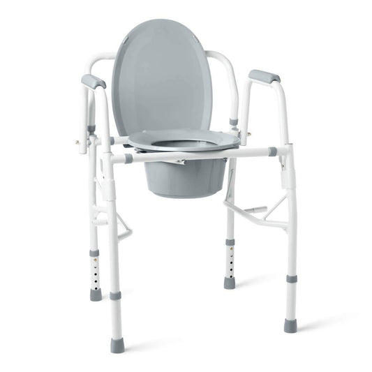 Drop Arm Bedside Commode