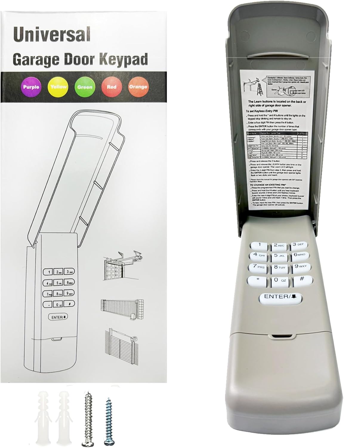 Garage Door Opener w/ Keyless Entry