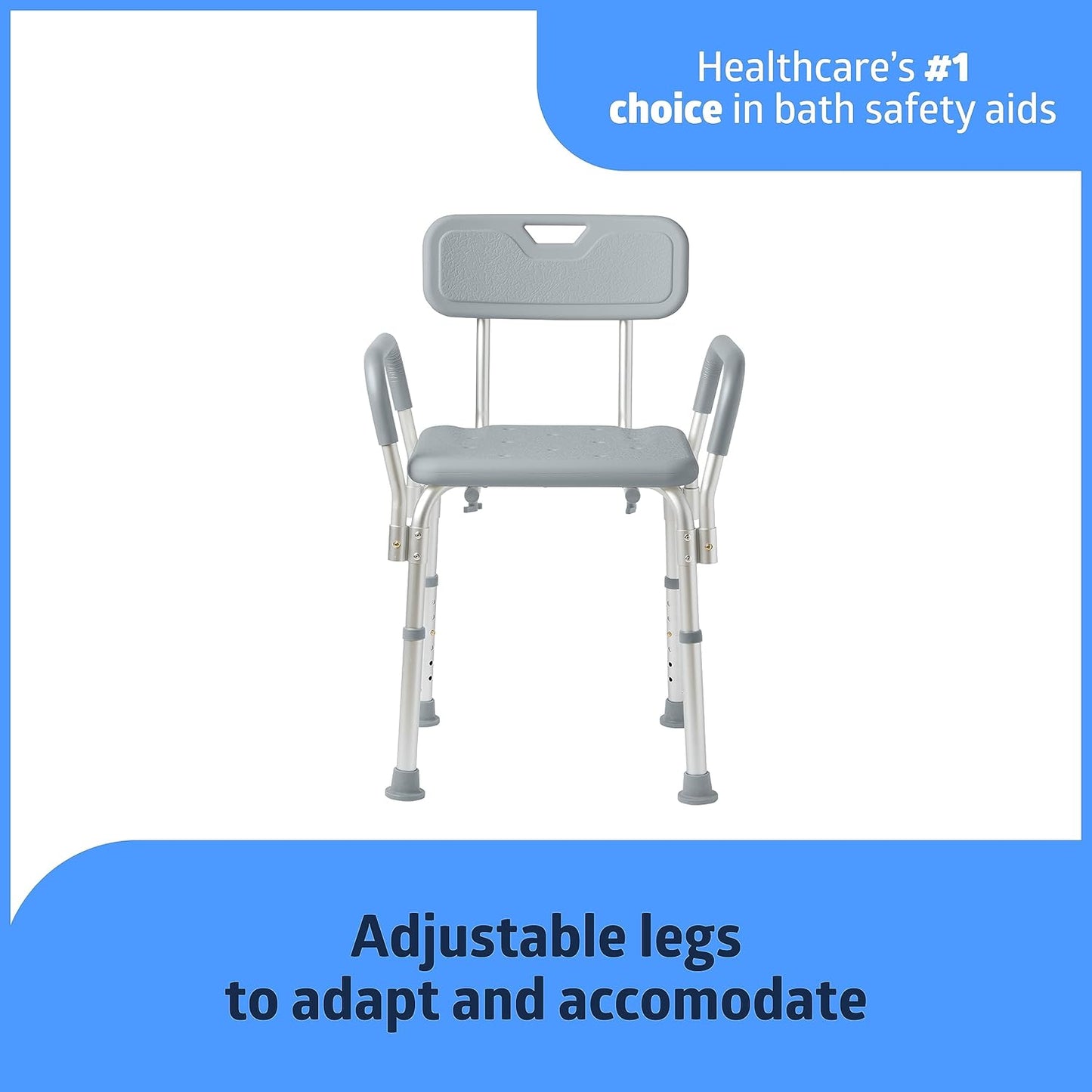 Shower Chair w/ Back & Arms
