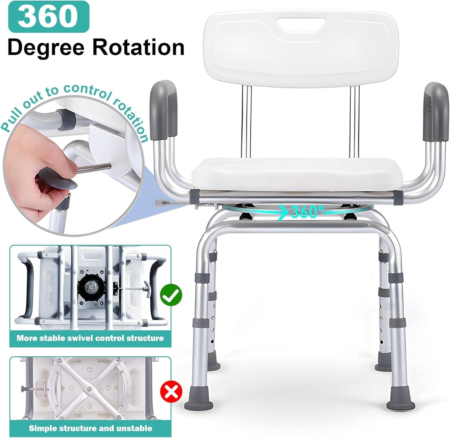 Swivel Shower Chair