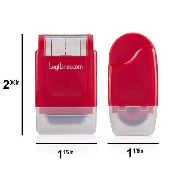 LegiLiner Self-Inking Teacher Stamp-3/4-inch Dashed Handwriting Lines Roller Stamp