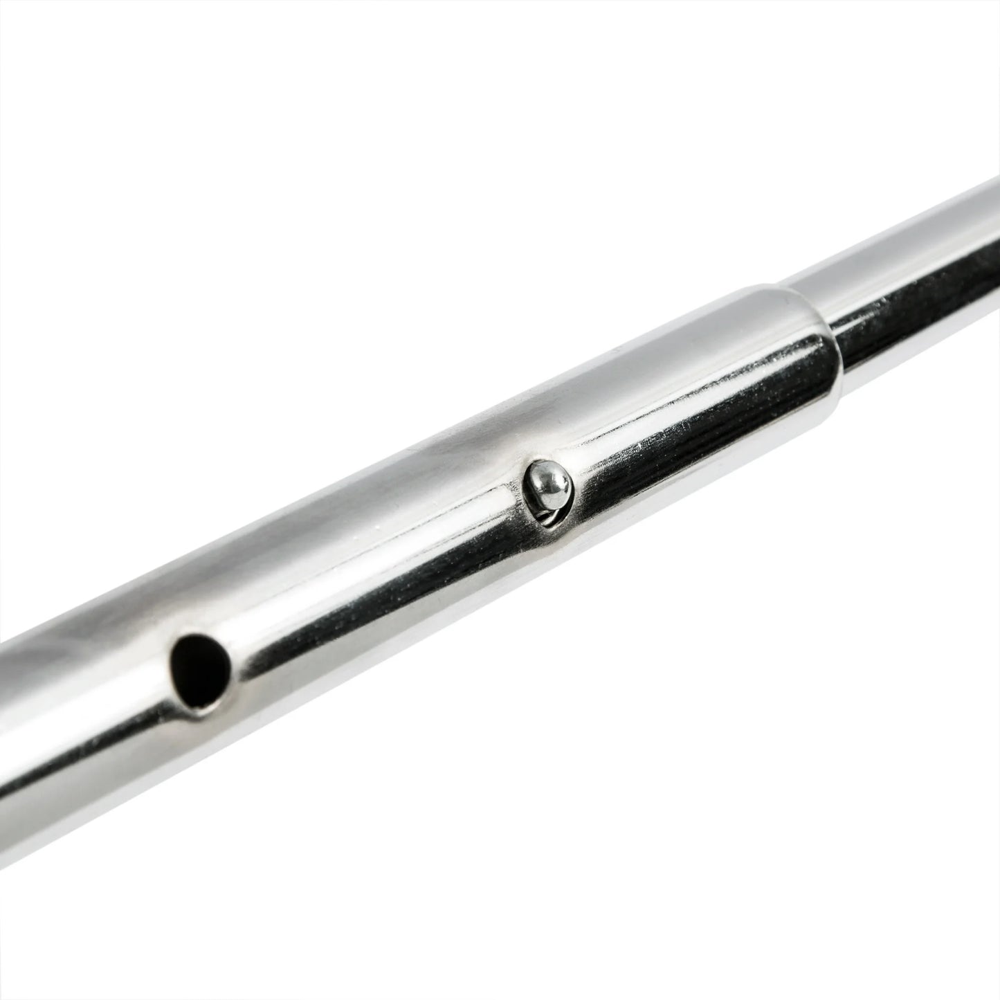 Adjustable Closet Rod Extender close up on locking mechanism