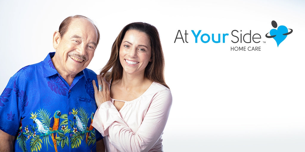 ComForCare | In Home Care Service elder man with woman by AskSAMIE