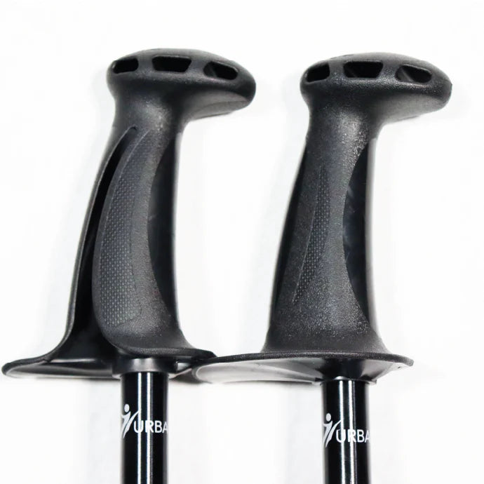 Two black handles with 'URBAN' branding for Activator poles from AskSAMIE