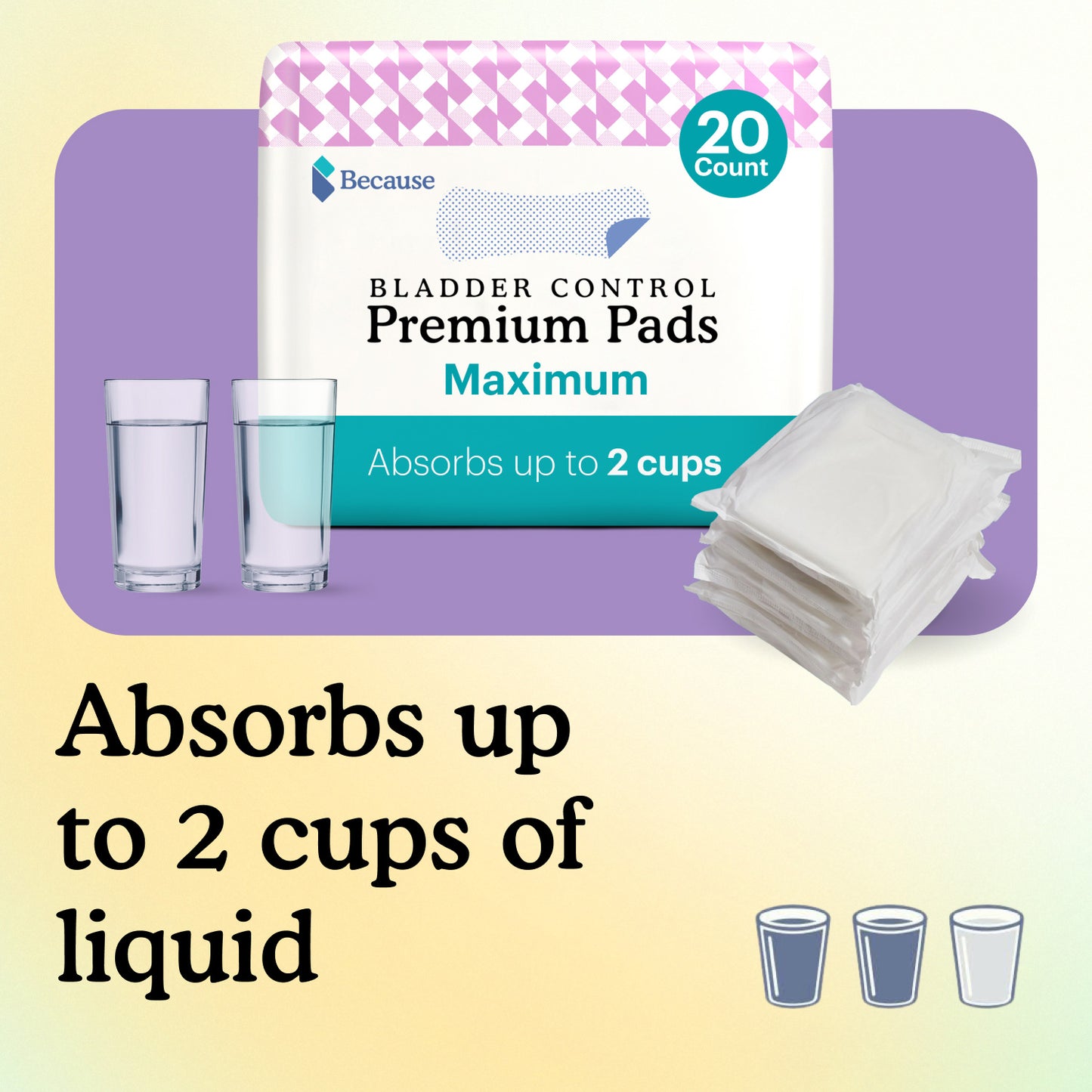 Because Premium Pads for Women | Maximum