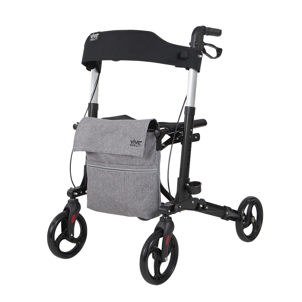 Big wheel rollator from Vive in black