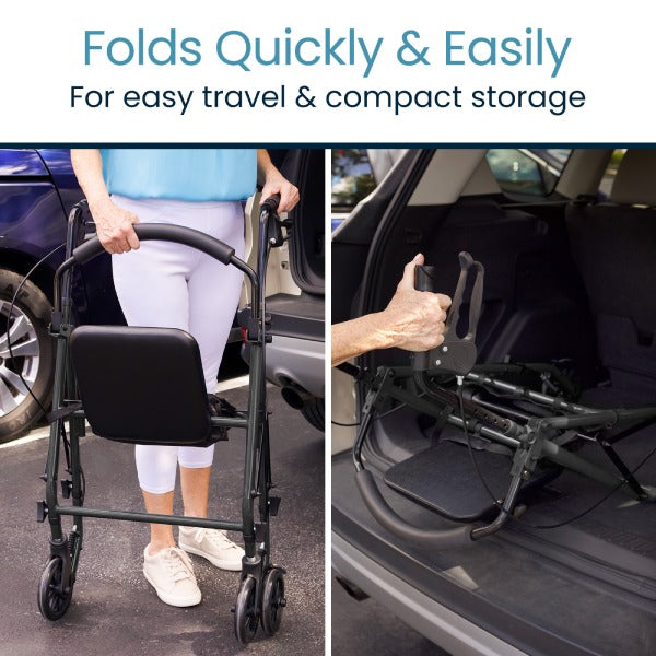 Rollator with 6" Wheels