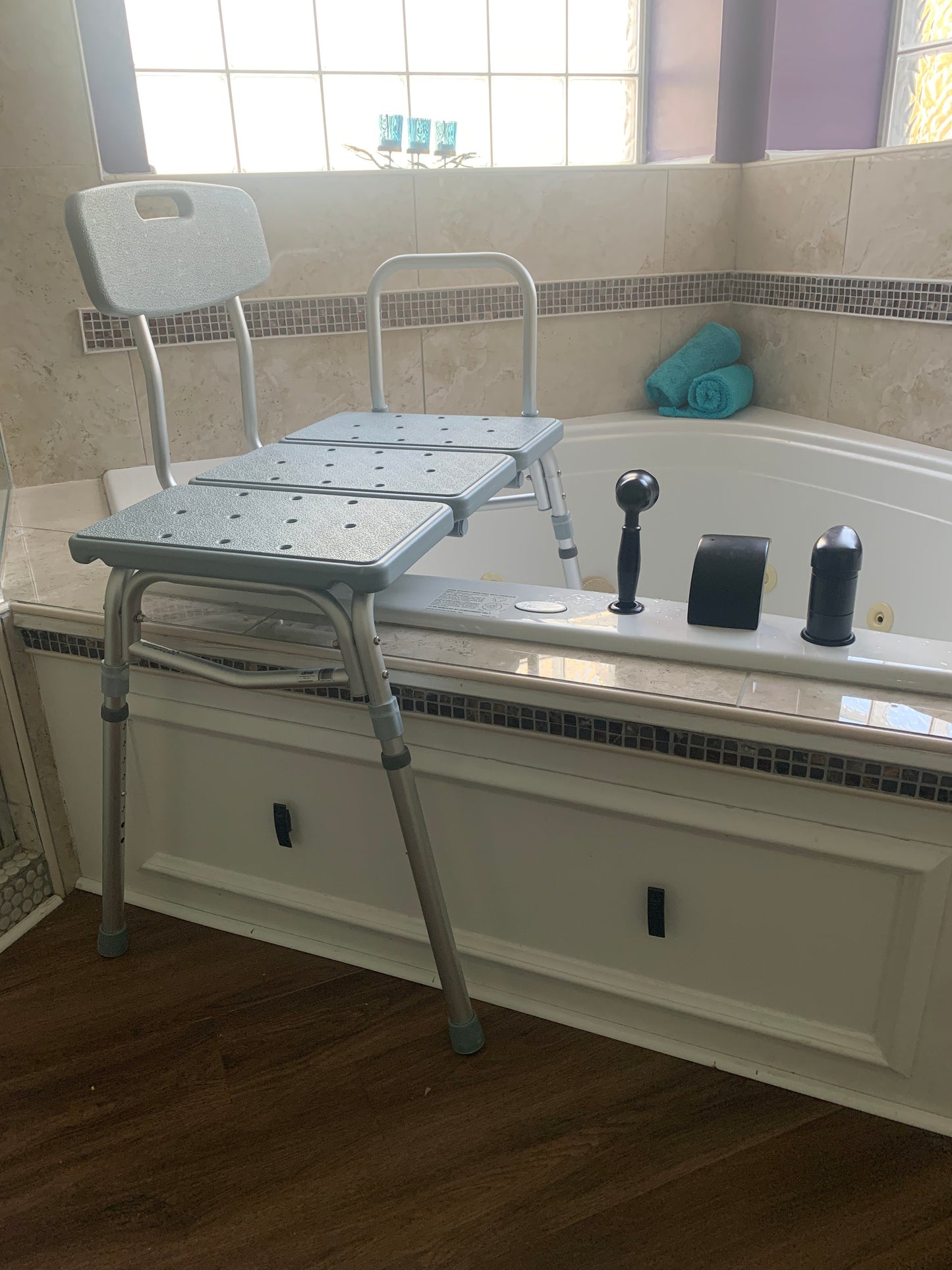 Extra Tall Tub Transfer Bench | For Deep Tubs