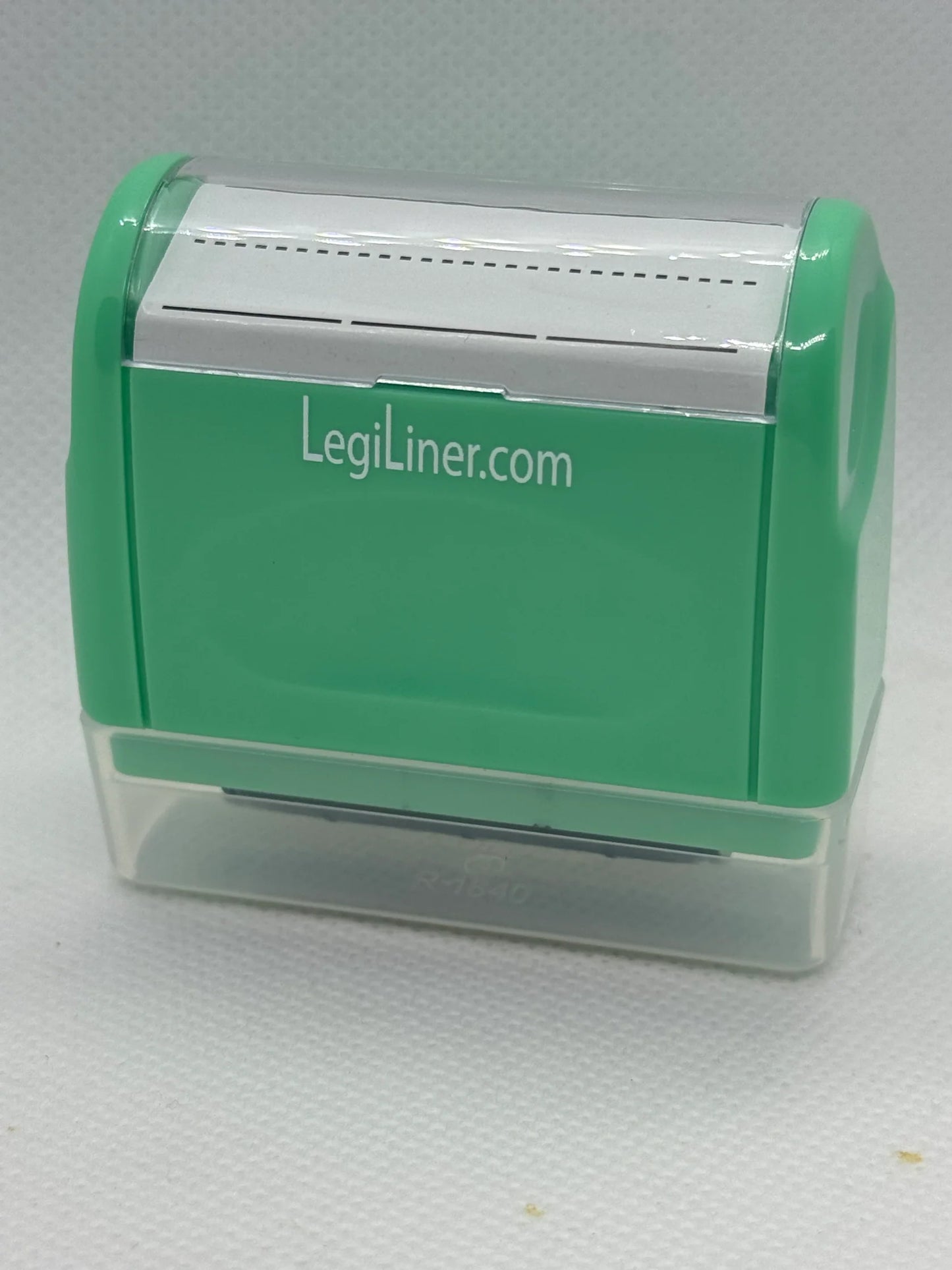 LegiLiner "Spaces" Self-Inking Teacher Stamp-1-inch Dashed Spaced Handwriting Lines Roller Stamp