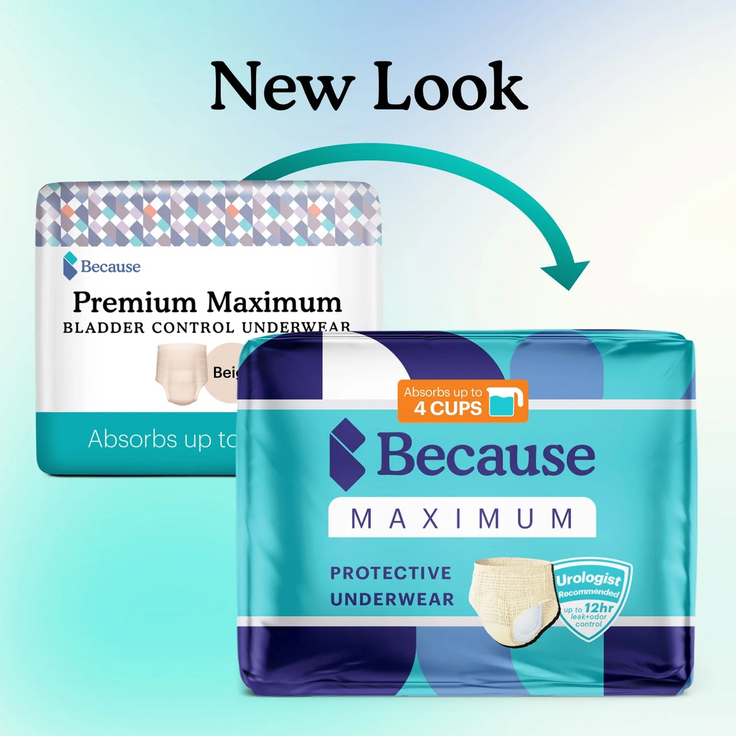 Premium Maximum Plus Underwear for Women | High Absorbency Pull Ups
from old to new packaging from AskSAMIE