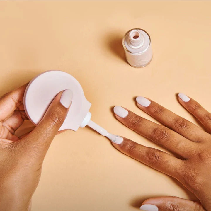 Poppy Nail Polish being used on nails by AskSAMIE