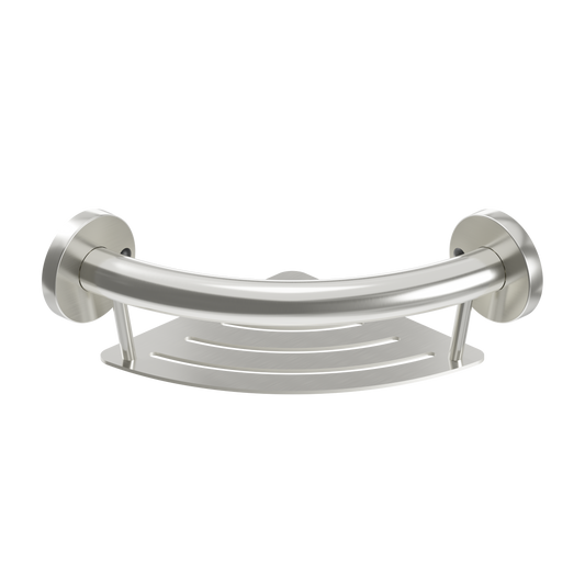 corner shelf grab bar