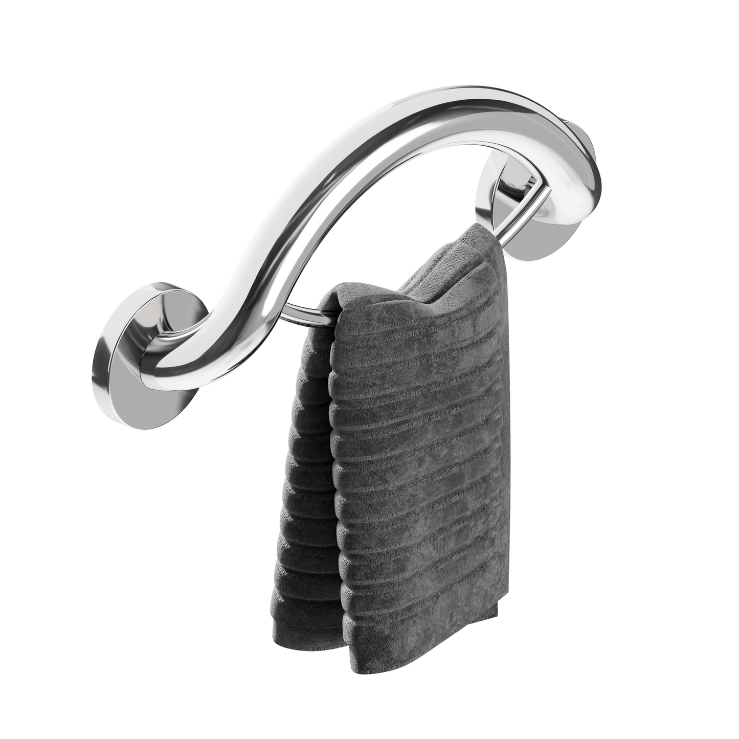 Towel Ring Grab Bar chrome