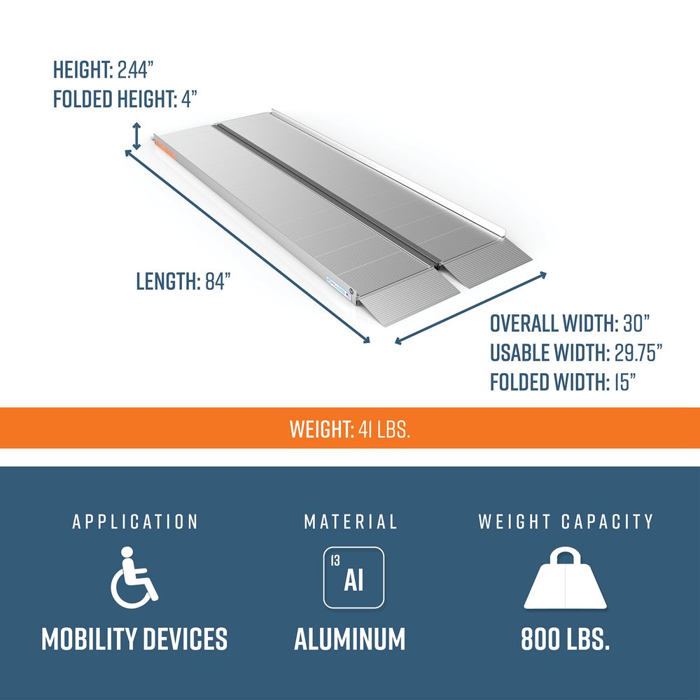 8' Suitcase Ramp | for up to 16" rise