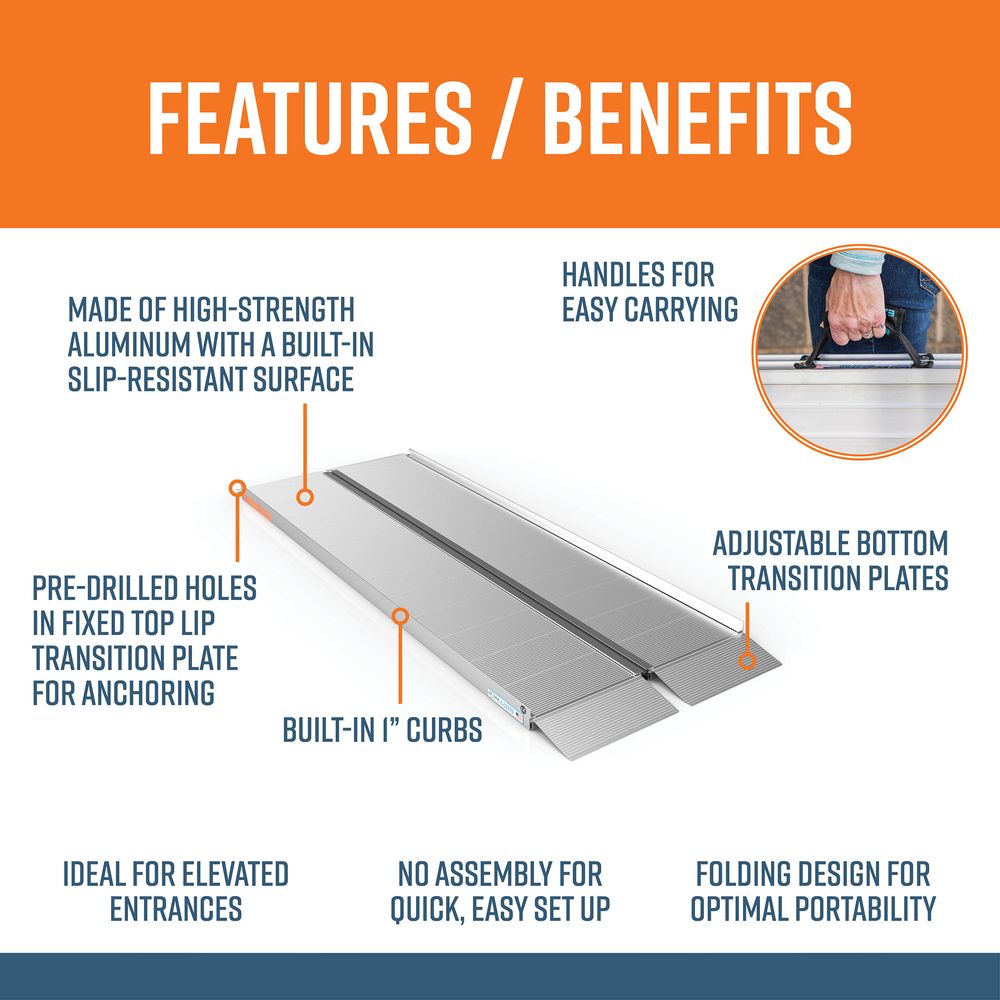 8' Suitcase Ramp | for up to 16" rise