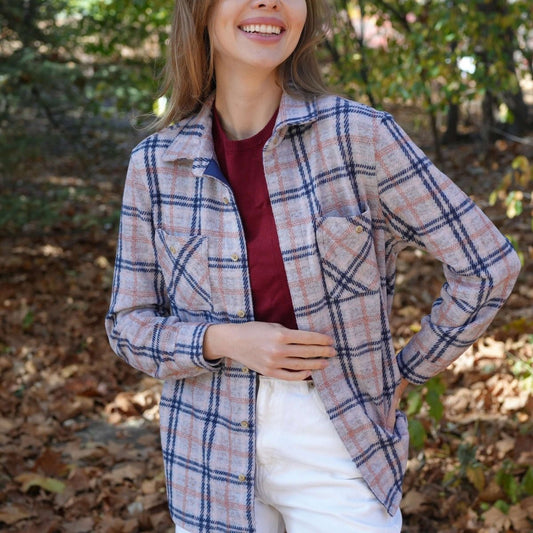 Adaptive Flannel Shirt for Women | Magnetic Buttons | Parkinson's & Arthritis MagnaReady - AskSAMIE: Answers for Accessibility