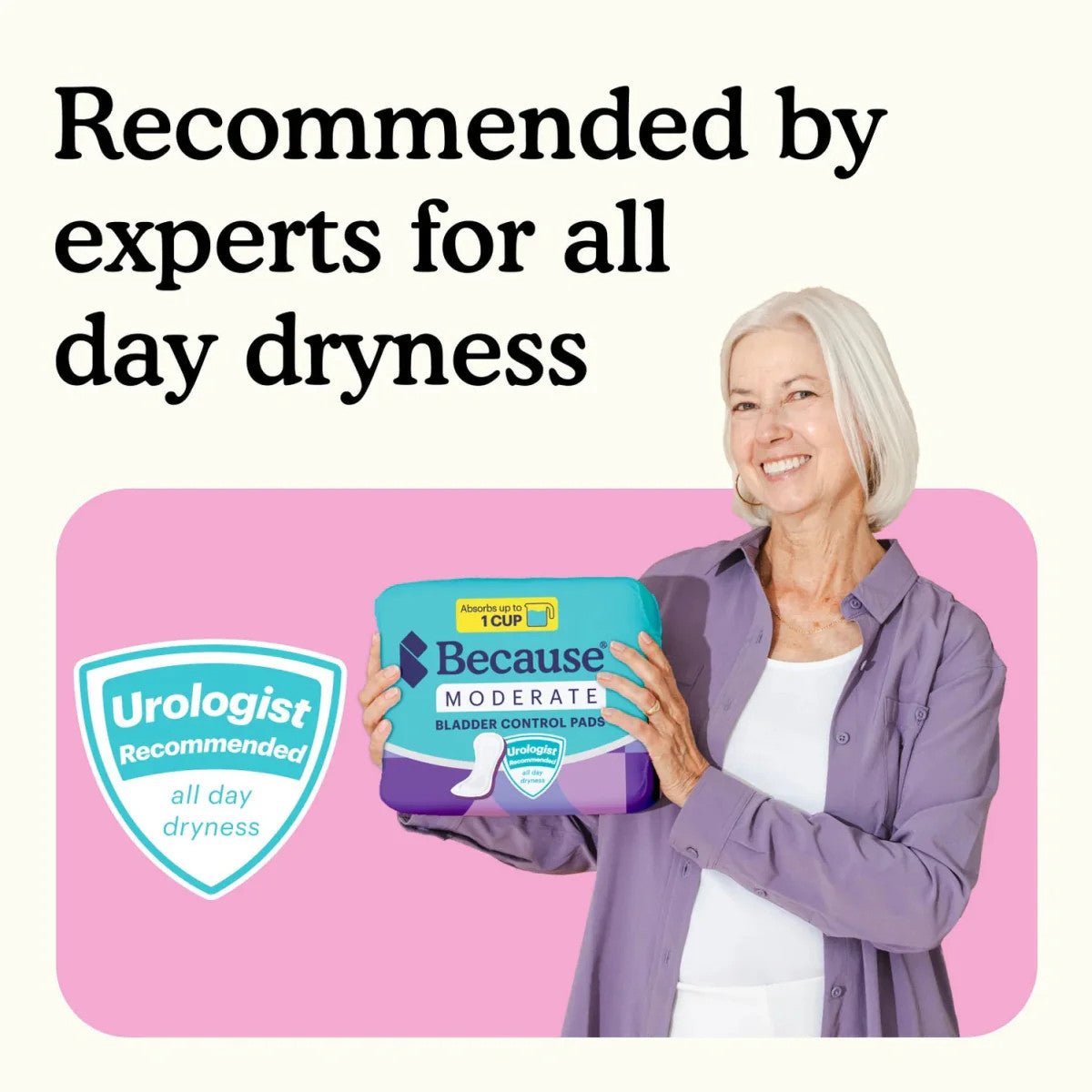 Because Premium Pads for Women | Moderate Because Market - AskSAMIE: Answers for Accessibility