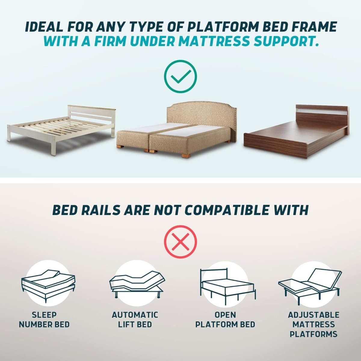 Bed Assist Rail with Motion-Sensor Night Light – Safety Rail for Seniors