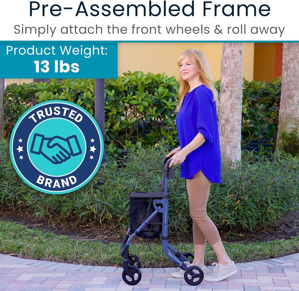 Easy Brake Rollator Vive Health - AskSAMIE: Answers for Accessibility