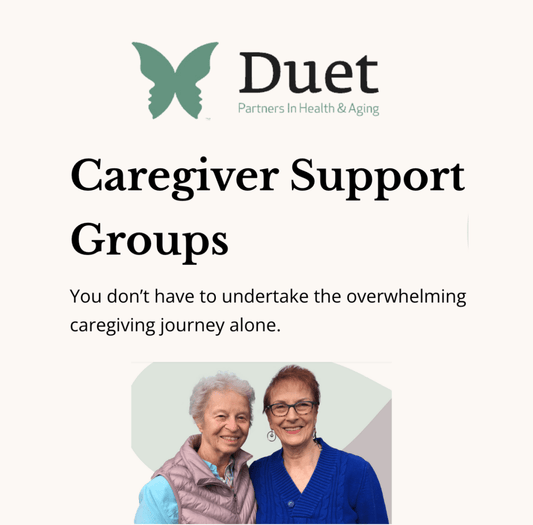 Find Online Support Groups | Caregiver Support Duet Partners in Health & Aging - AskSAMIE: Answers for Accessibility
