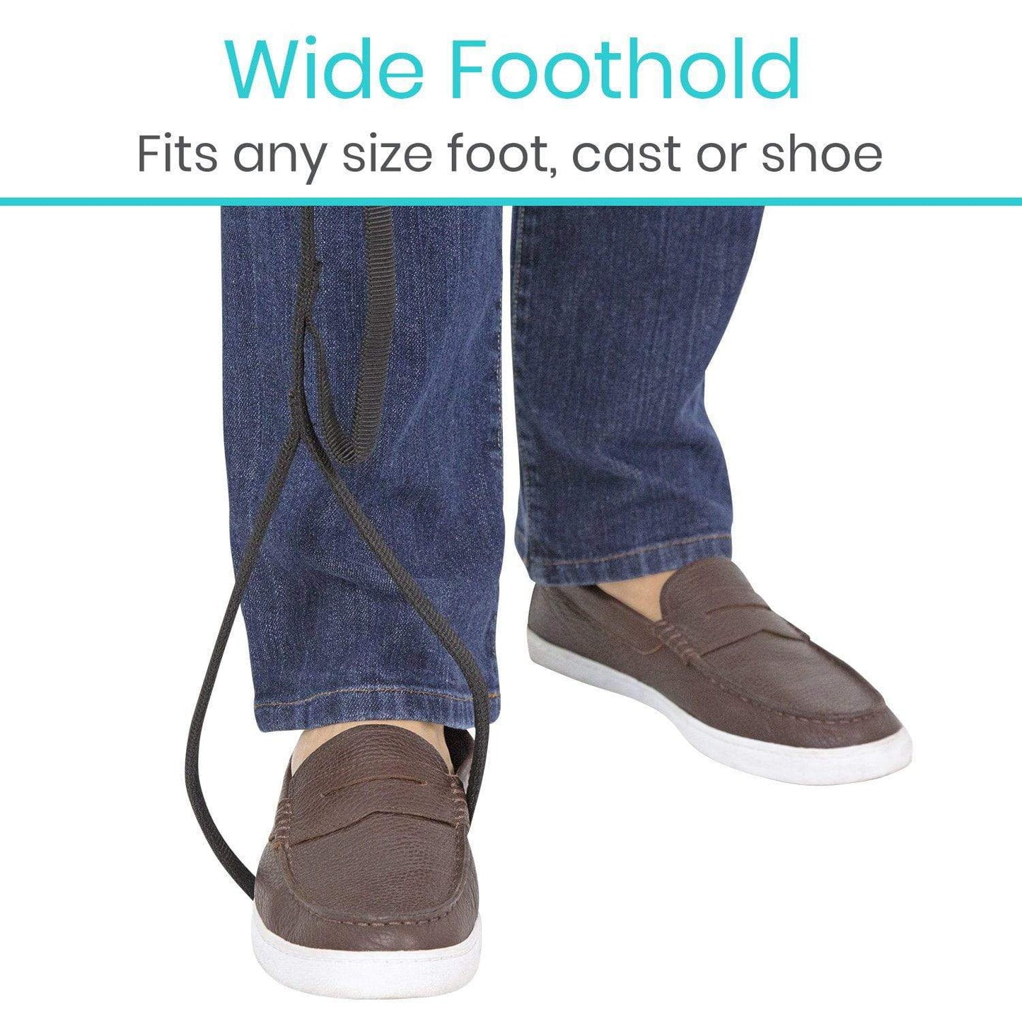 Multi Grip Leg Lifter placed in shoe by AskSAMIE