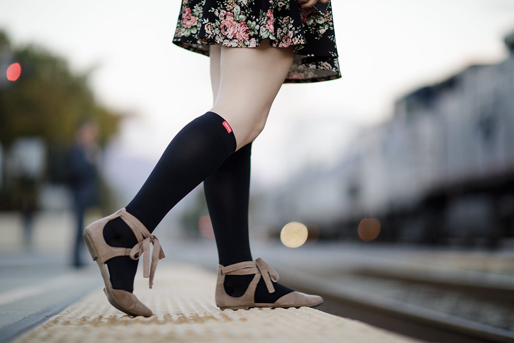 Compression Socks | Black Cotton Socks