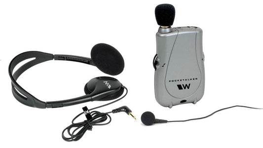 PockeTalker DUO External Hearing Aid | Pocket Talker Amplifier PockeTalker - AskSAMIE: Answers for Accessibility
