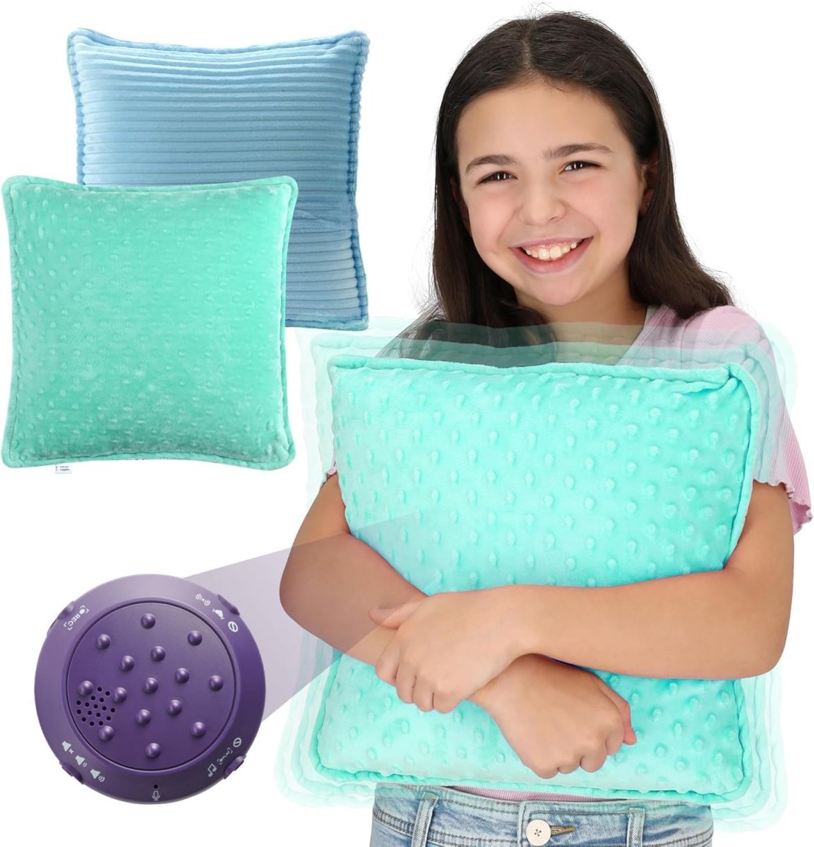 Pressure-activated Vibrating Massage Pillow Pressure-activated Vibrating Massage Pillow