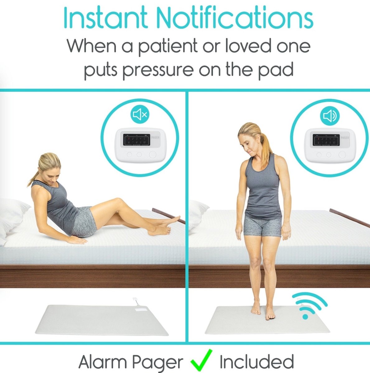 Pressure Mat With Chime Alarm For Caregivers | Deluxe - AskSAMIE: Answers for Accessibility