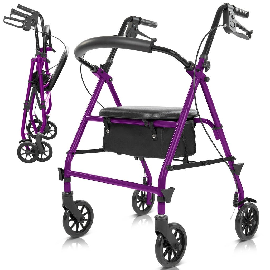 Rollator with 6" Wheels Vive Health - AskSAMIE: Answers for Accessibility