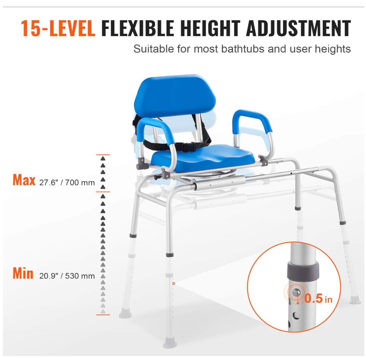 Swivel & Sliding Transfer Bench w/ Arm Rests AskSAMIE - AskSAMIE: Answers for Accessibility