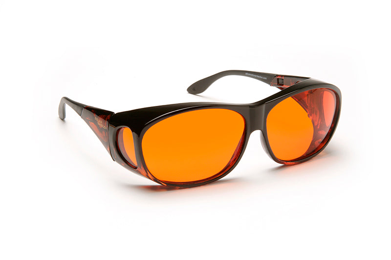 Solar Shield Tinted Glasses small size in orange from AskSAMIE