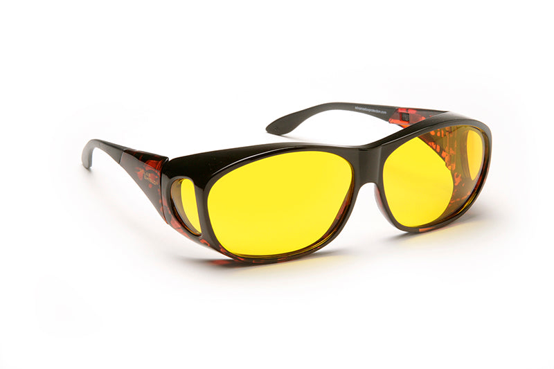 Solar Shield Tinted Glasses small size in yellow from AskSAMIE