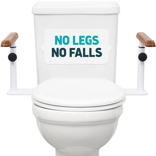 Toilet Safety Rails with Adjustable Height – No-Leg Design for Seniors Lunderg - AskSAMIE: Answers for Accessibility