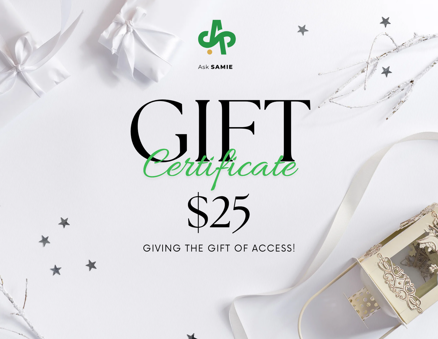 AskSAMIE gift card for $25