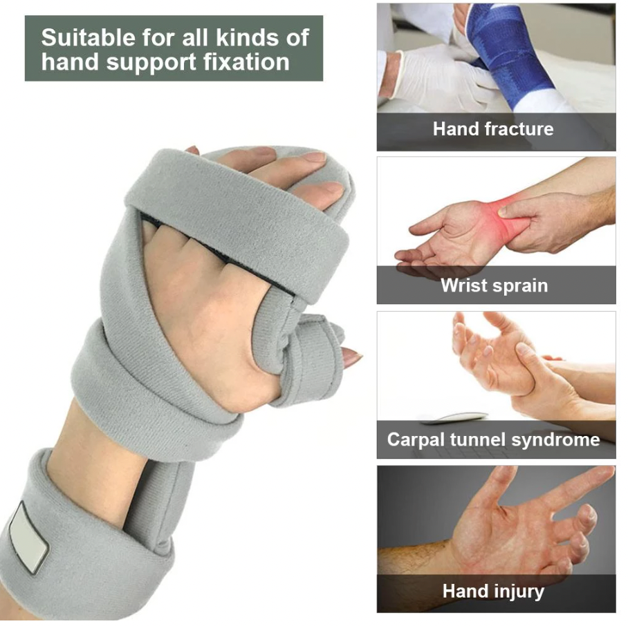 up close of splint