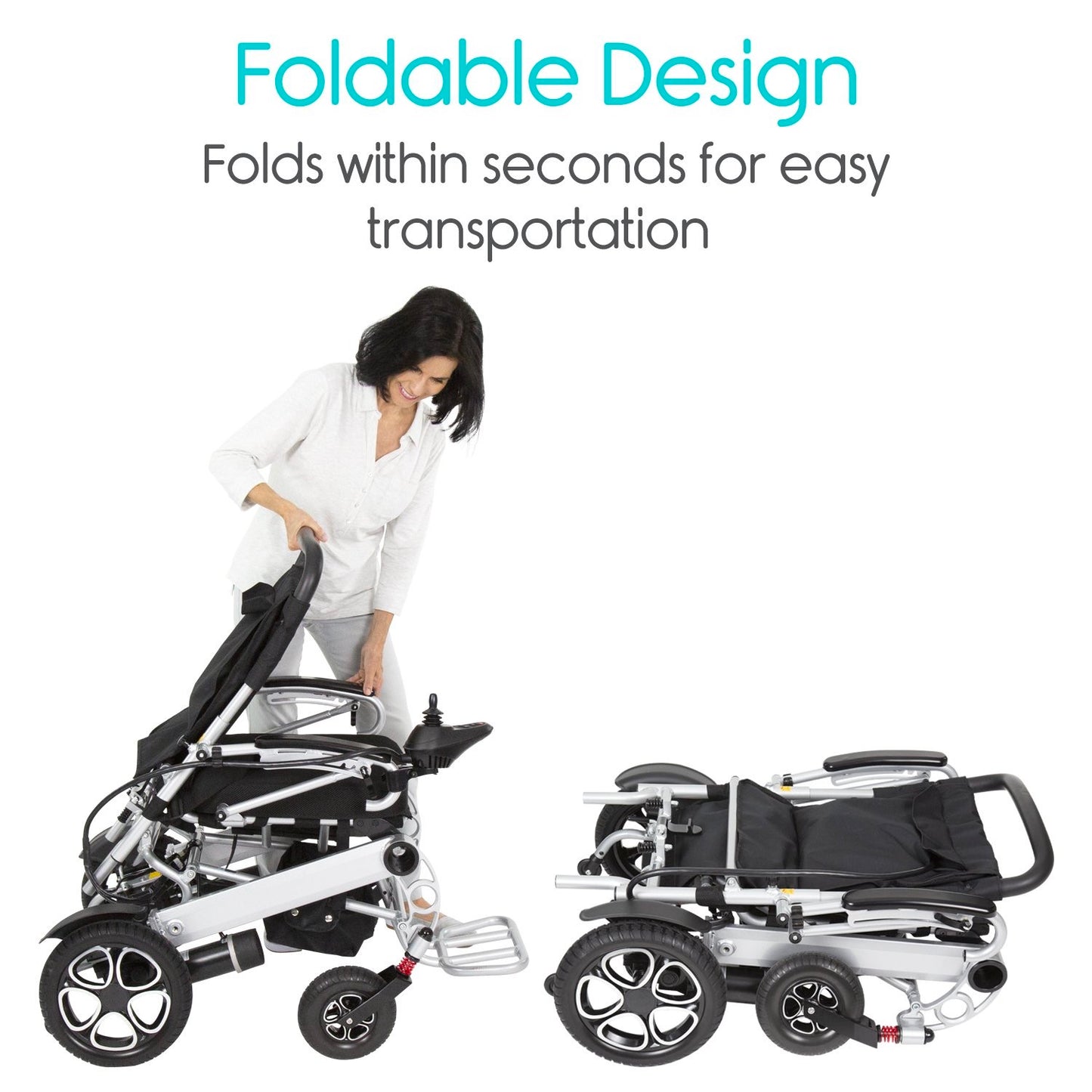 how to fold the wheelchair