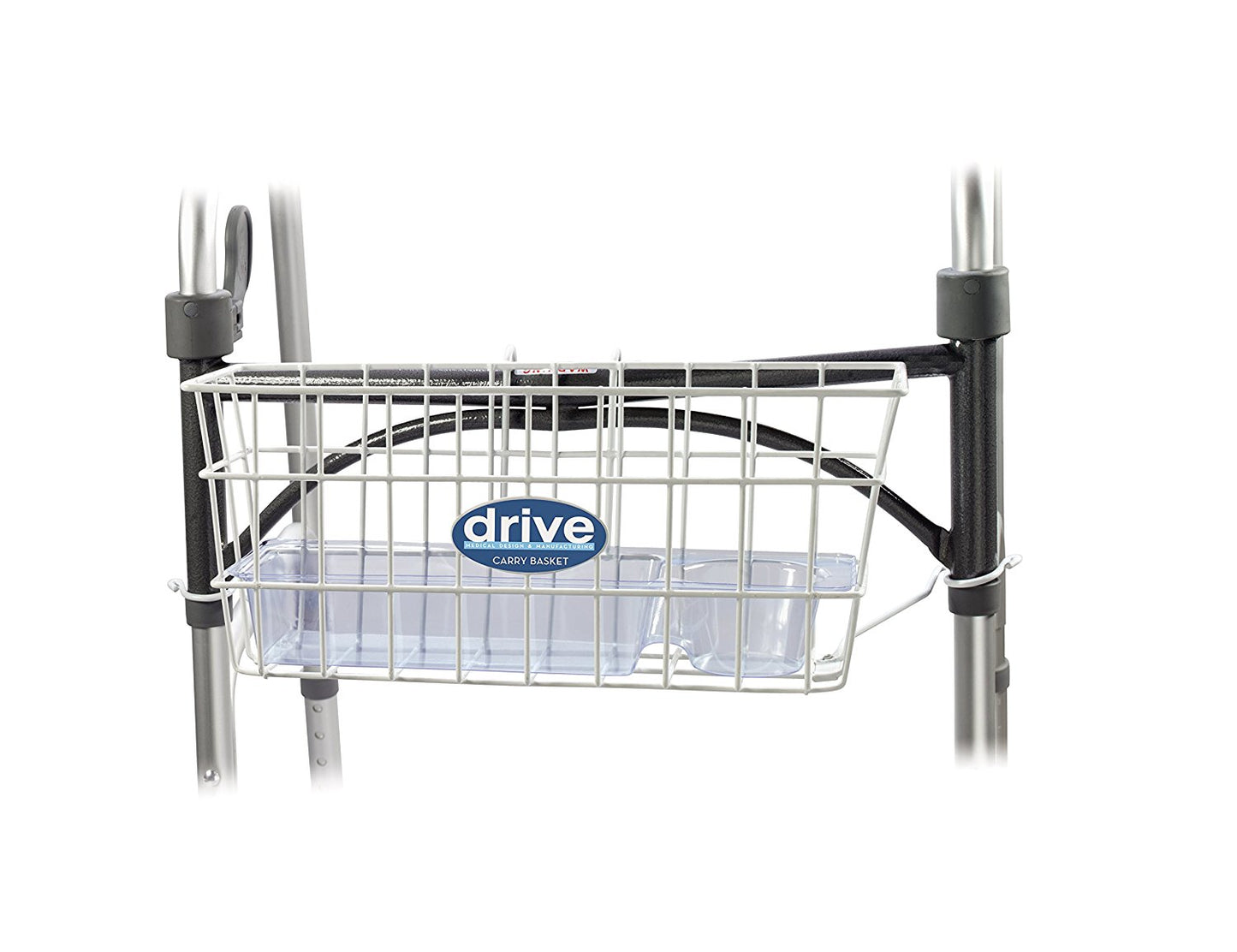 walker basket with organizer