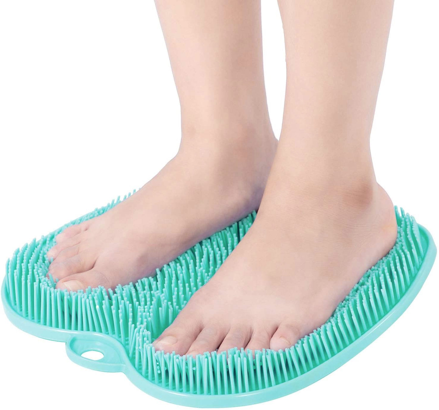 feet on foot scrubber