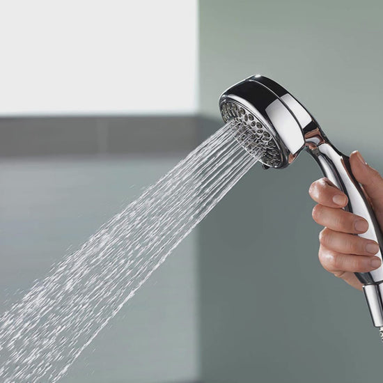 video of how to use handheld shower head