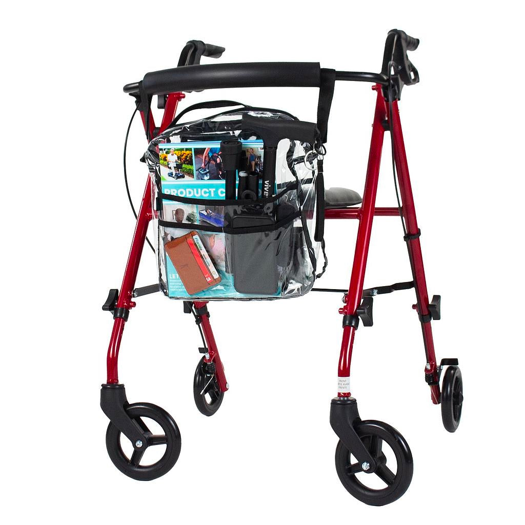 rollator bag on rollator