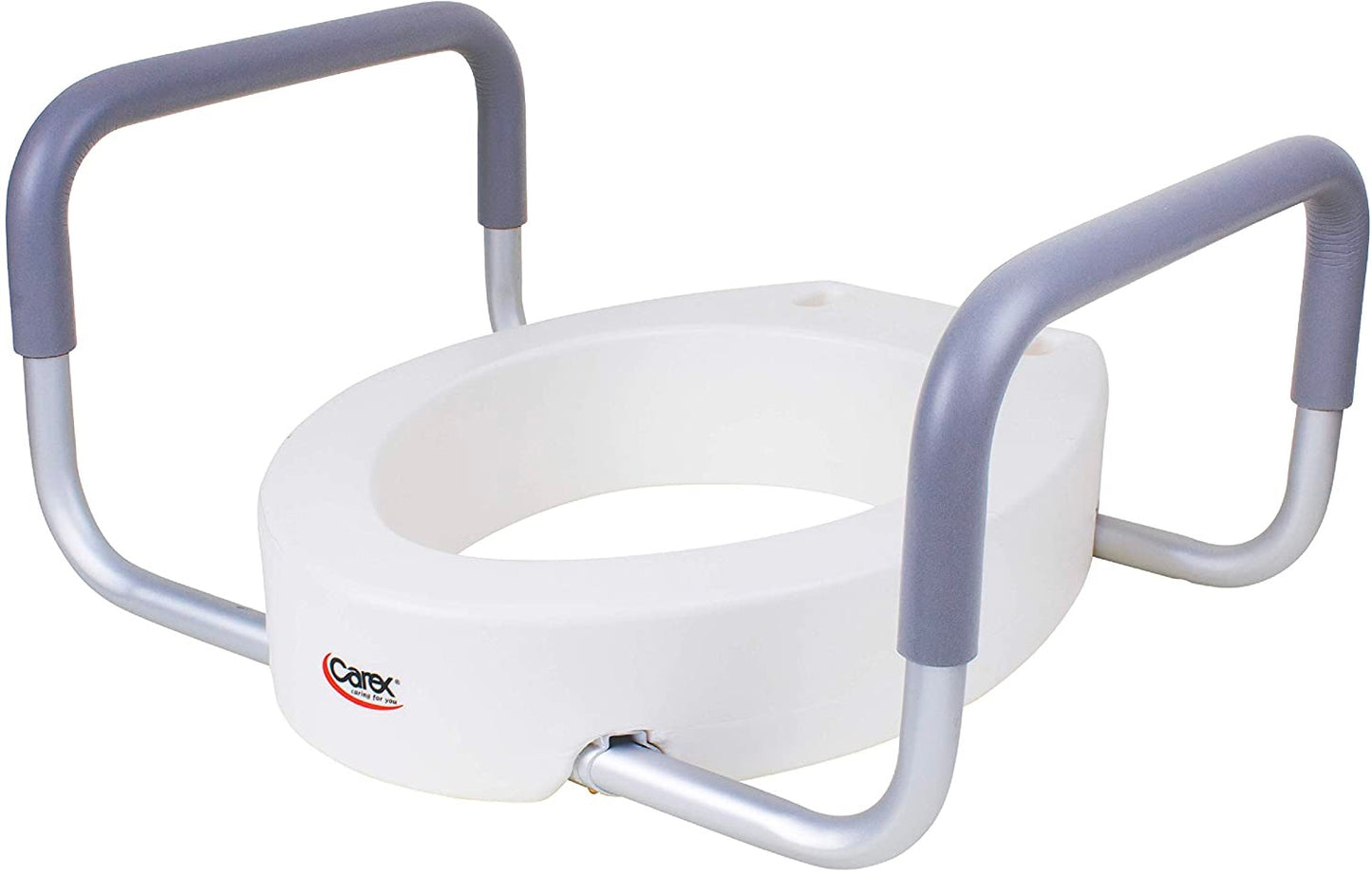 elongated toilet riser with arms by AskSAMIE