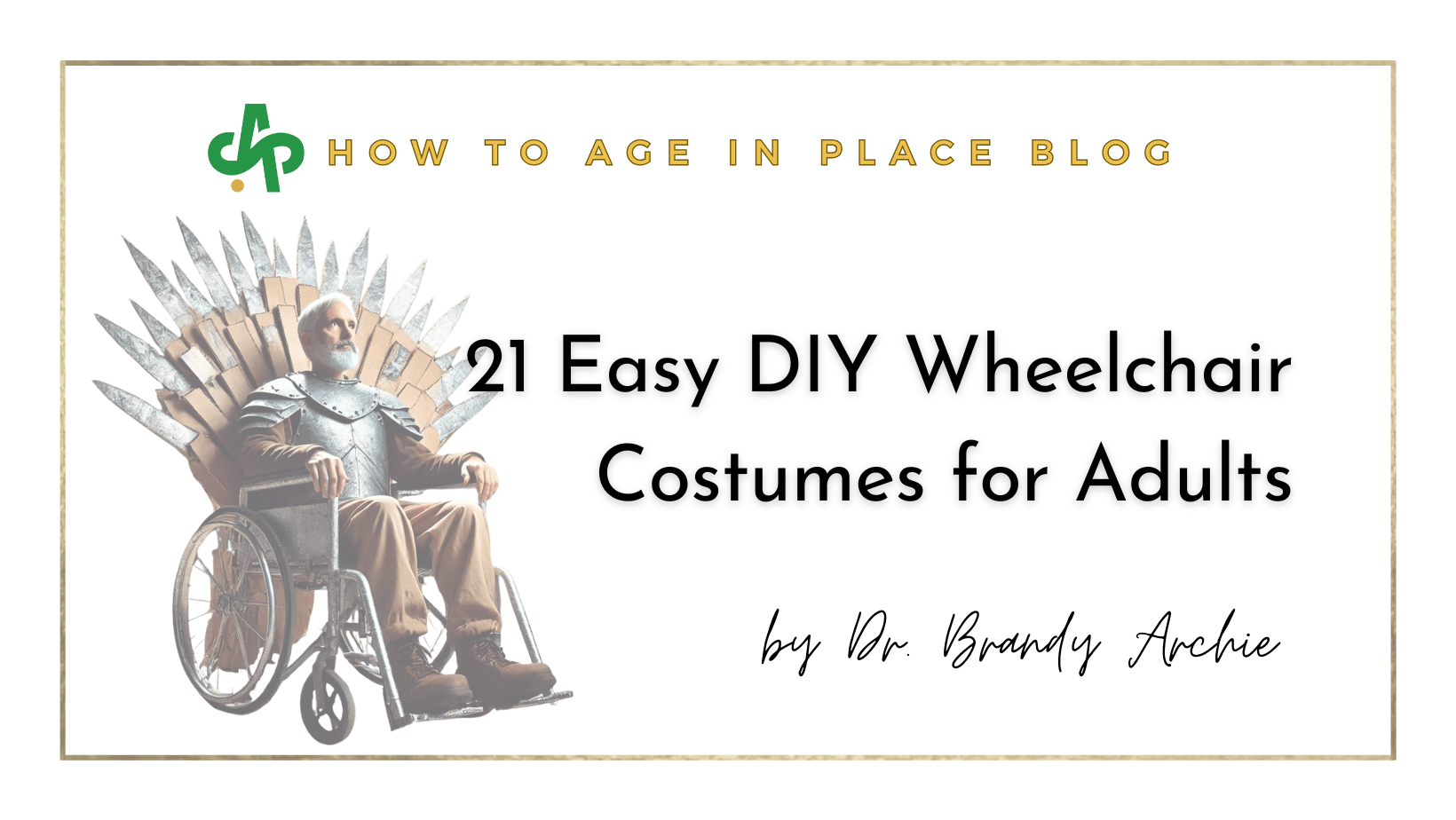 21 Easy DIY Wheelchair Costumes for Adults AskSAMIE: Answers for