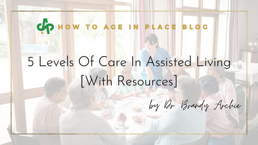 5 Levels Of Care In Assisted Living [With Resources] blog cover on AskSAMIE.com