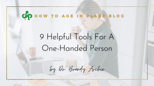 9 Helpful Tools For A One-Handed Person cover page on AskSAMIE.com