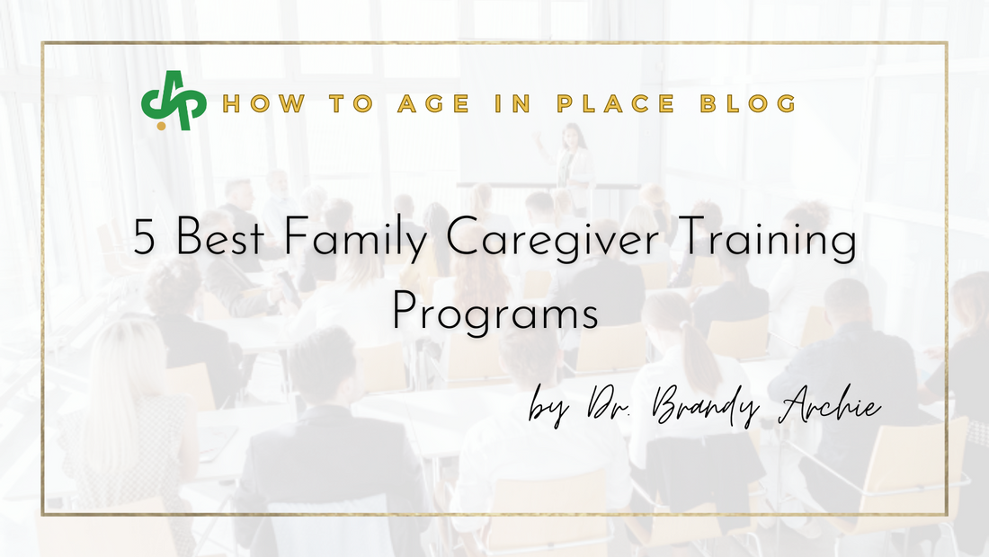 5 Best Family Caregiver Training Programs Blog coverpage on AskSAMIE.com