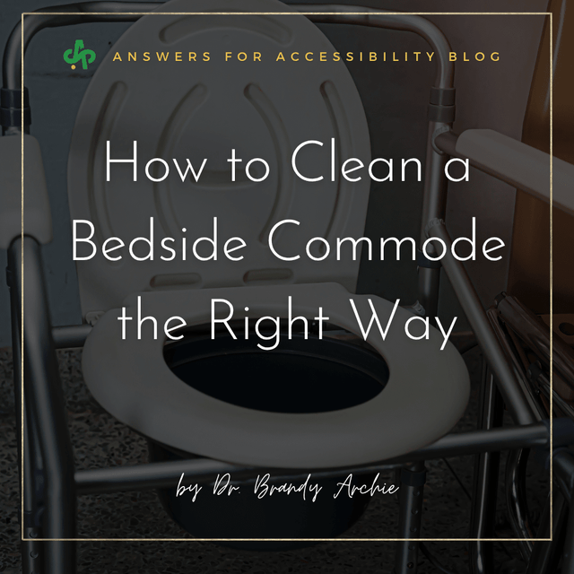How to Clean a Bedside Commode the Right Way | AskSAMIE